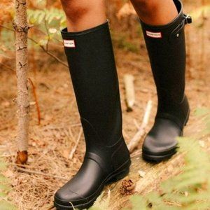 Hunter Original Tall Rain Boots Wellies Black